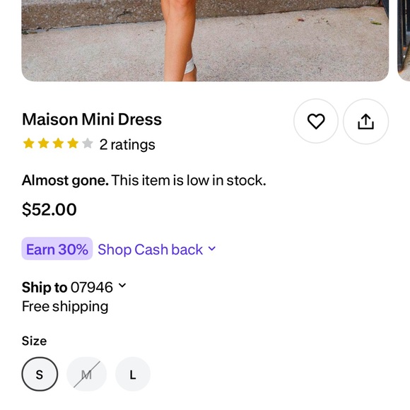 Chic White Button-Front Mini Dress - Picture 5 of 6